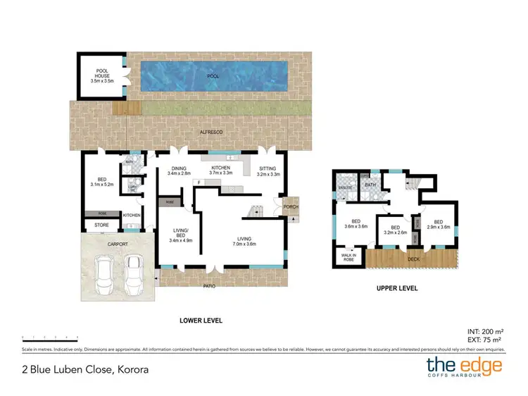 Floorplan of Homely house listing, 2 Blue Luben Close, Korora NSW 2450