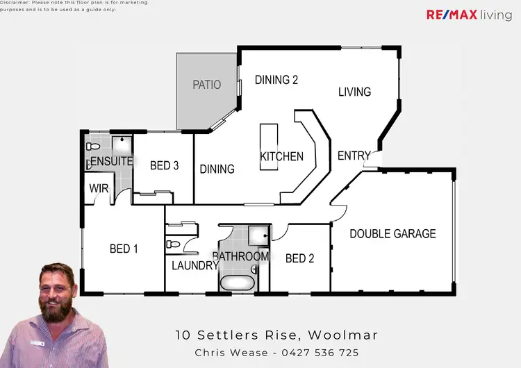 Floorplan of Homely house listing, 10 Settlers Rise, Woolmar QLD 4515
