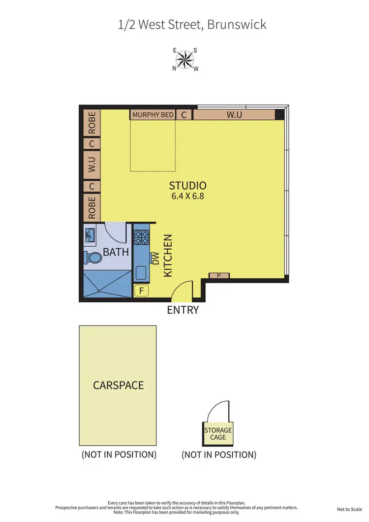 Floorplan of Homely apartment listing, 1/2 West Street, Brunswick VIC 3056