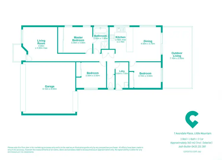 Floorplan of Homely house listing, 7 Avondale Place, Little Mountain QLD 4551