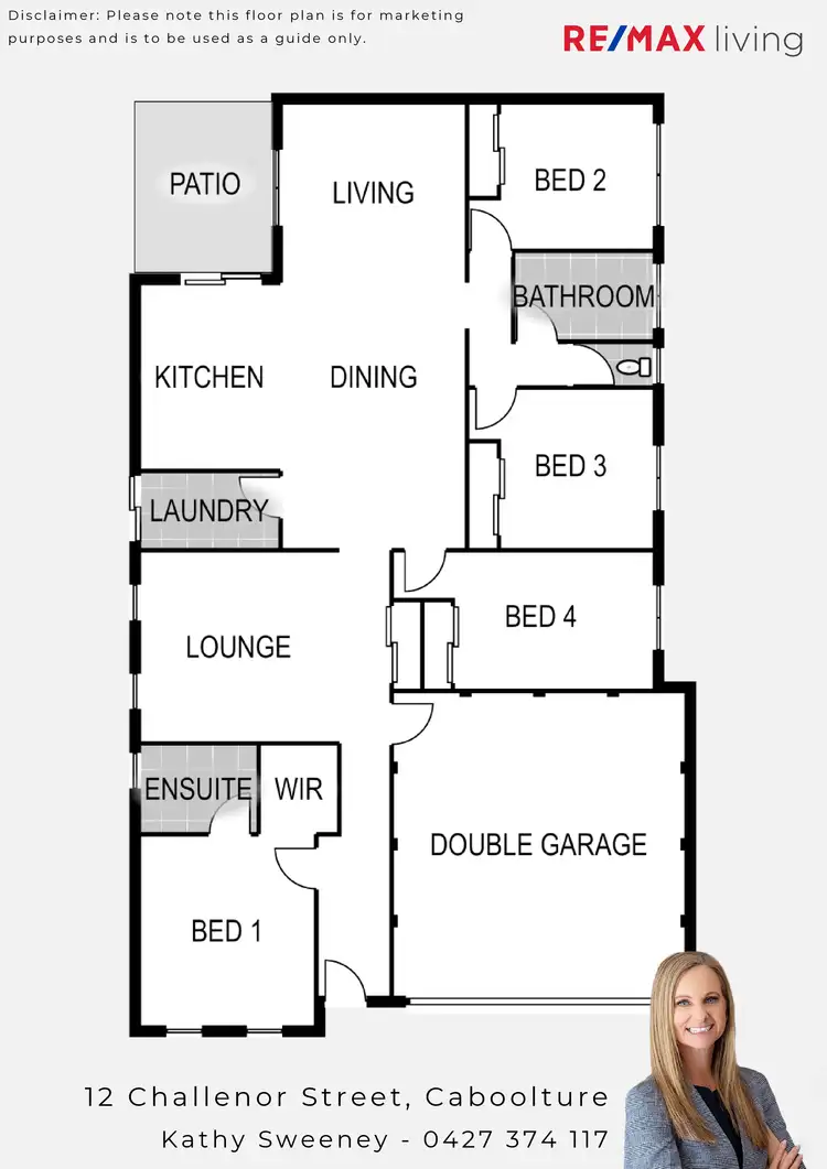 Floorplan of Homely house listing, 12 Challenor Street, Caboolture QLD 4510