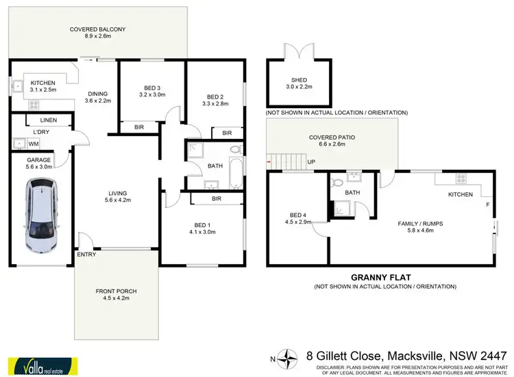 Floorplan of Homely house listing, 8 Gillett Close, Macksville NSW 2447