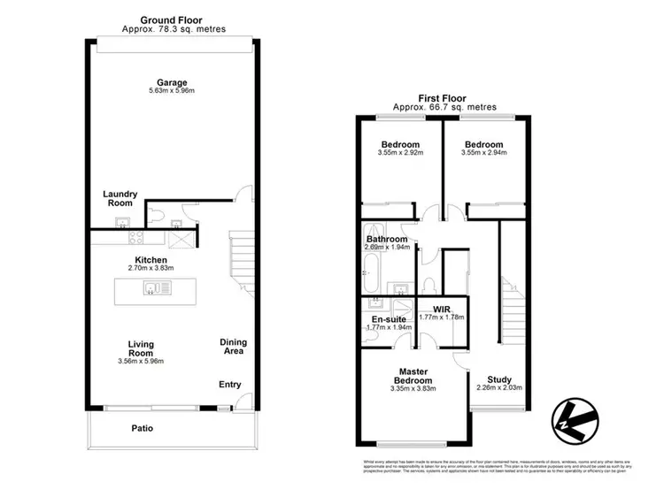 Floorplan of Homely townhouse listing, 3/31 Gatina Crescent, Coomera QLD 4209