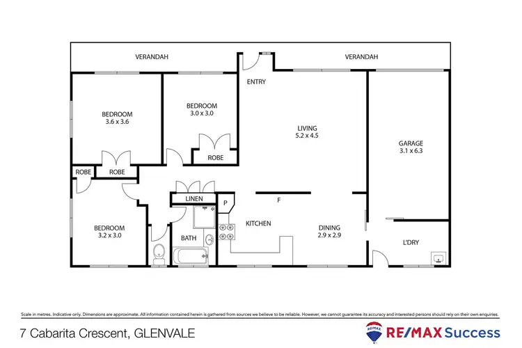 Floorplan of Homely house listing, 7 Cabarita Crescent, Glenvale QLD 4350