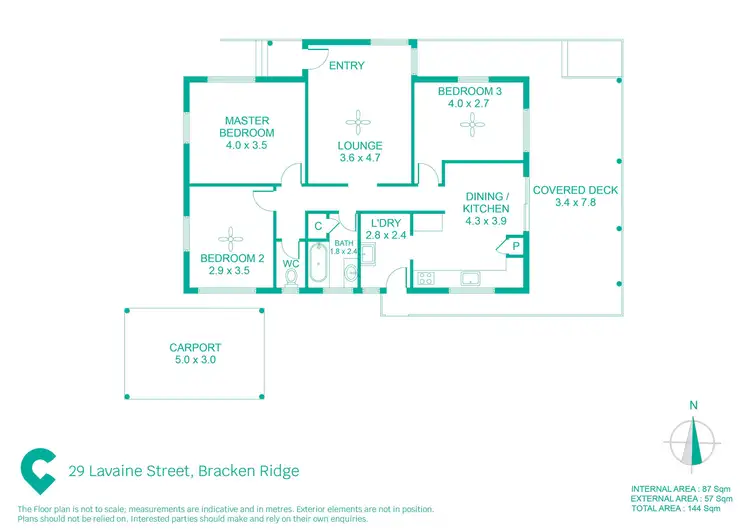 Floorplan of Homely house listing, 29 Lavaine Street, Bracken Ridge QLD 4017