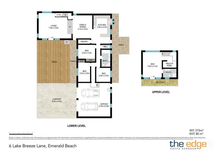 Floorplan of Homely house listing, 6 Lake Breeze Lane, Emerald Beach NSW 2456