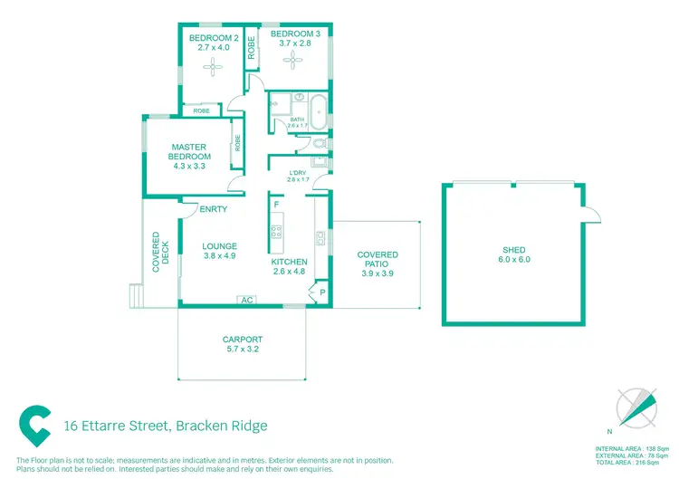 Floorplan of Homely house listing, 16 Ettarre Street, Bracken Ridge QLD 4017