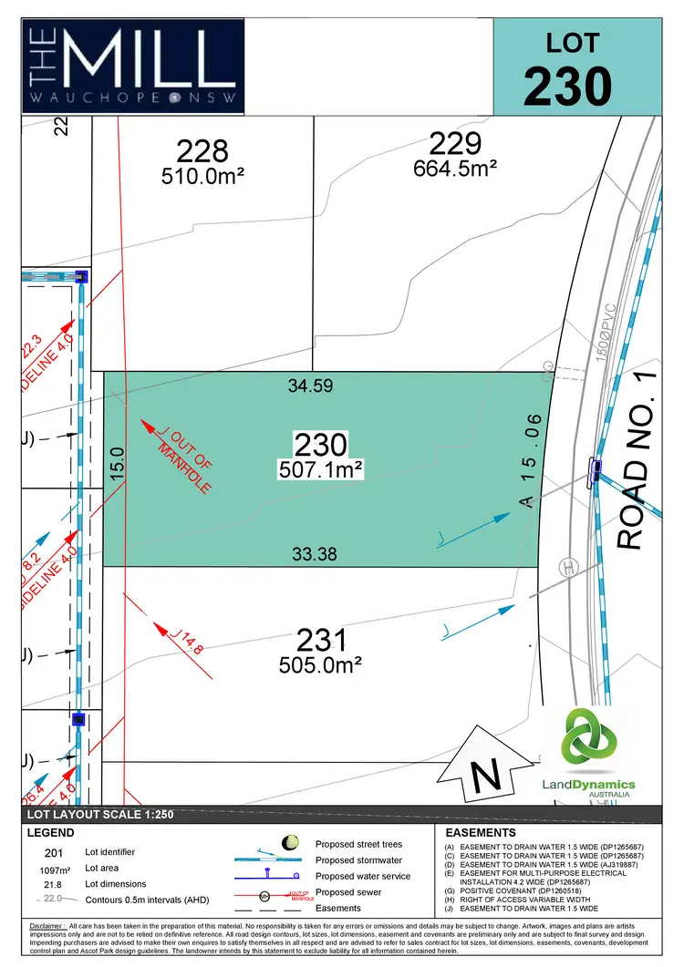 Floorplan of Homely land listing, 19 Spotted Gum Boulevard (Lot 230) The Mill estate, Wauchope NSW 2446