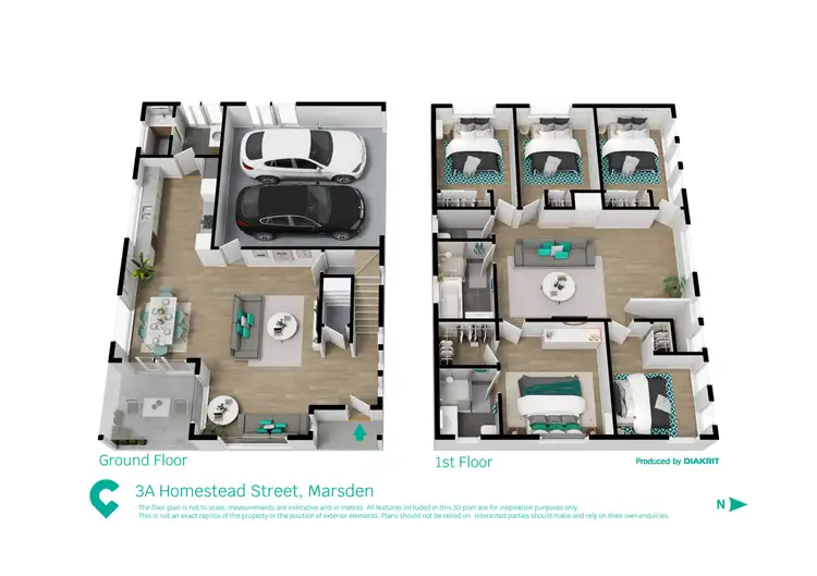 Floorplan of Homely house listing, 3a Homestead St, Marsden QLD 4132