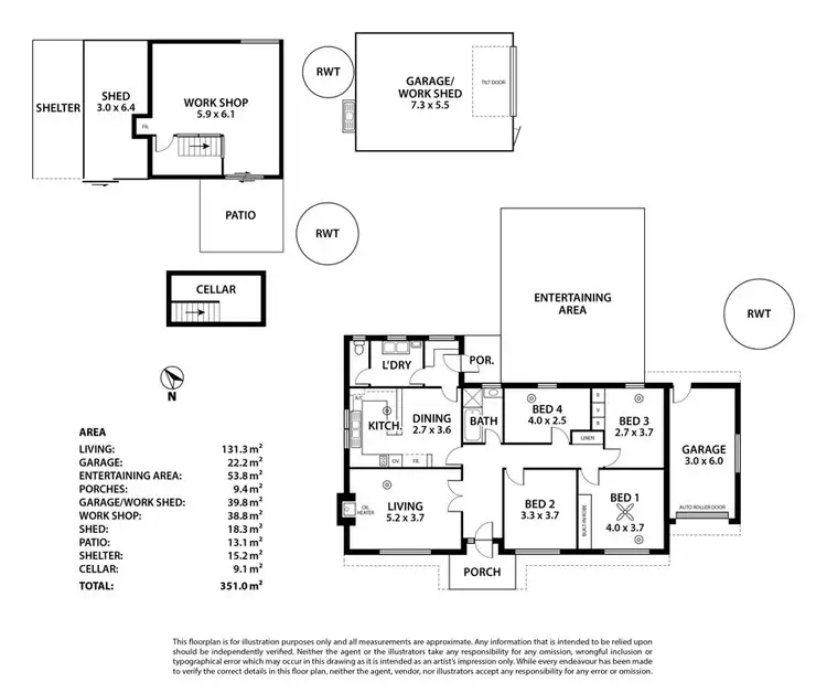 Floorplan of Homely house listing, 66 Hill Street, Murray Bridge SA 5253