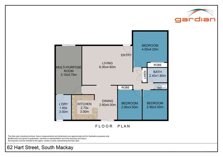 Floorplan of Homely house listing, 62 Hart Street, South Mackay QLD 4740