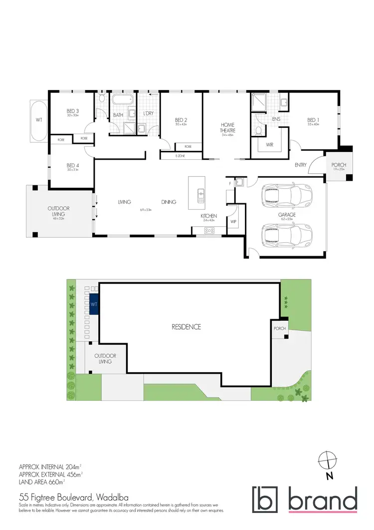 Floorplan of Homely house listing, 55 Figtree Boulevard, Wadalba NSW 2259