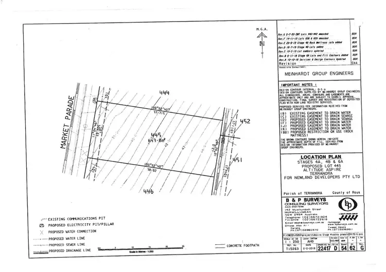 Floorplan of Homely land listing, 44 Market Parade, Terranora NSW 2486