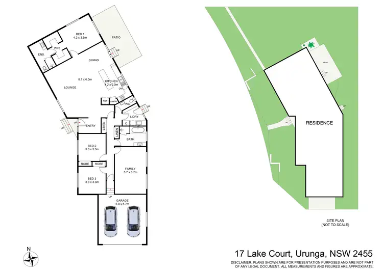 Floorplan of Homely house listing, 17 Lake Court, Urunga NSW 2455