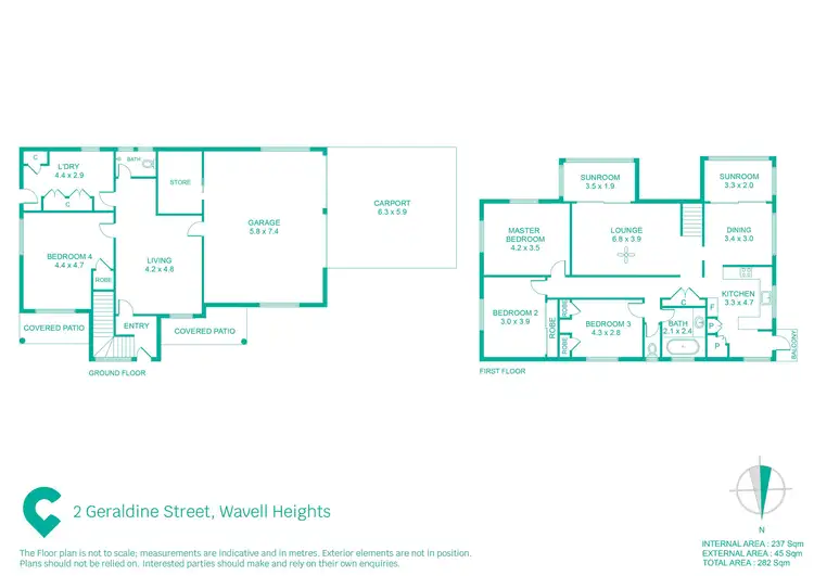 Floorplan of Homely house listing, 2 Geraldine Street, Wavell Heights QLD 4012