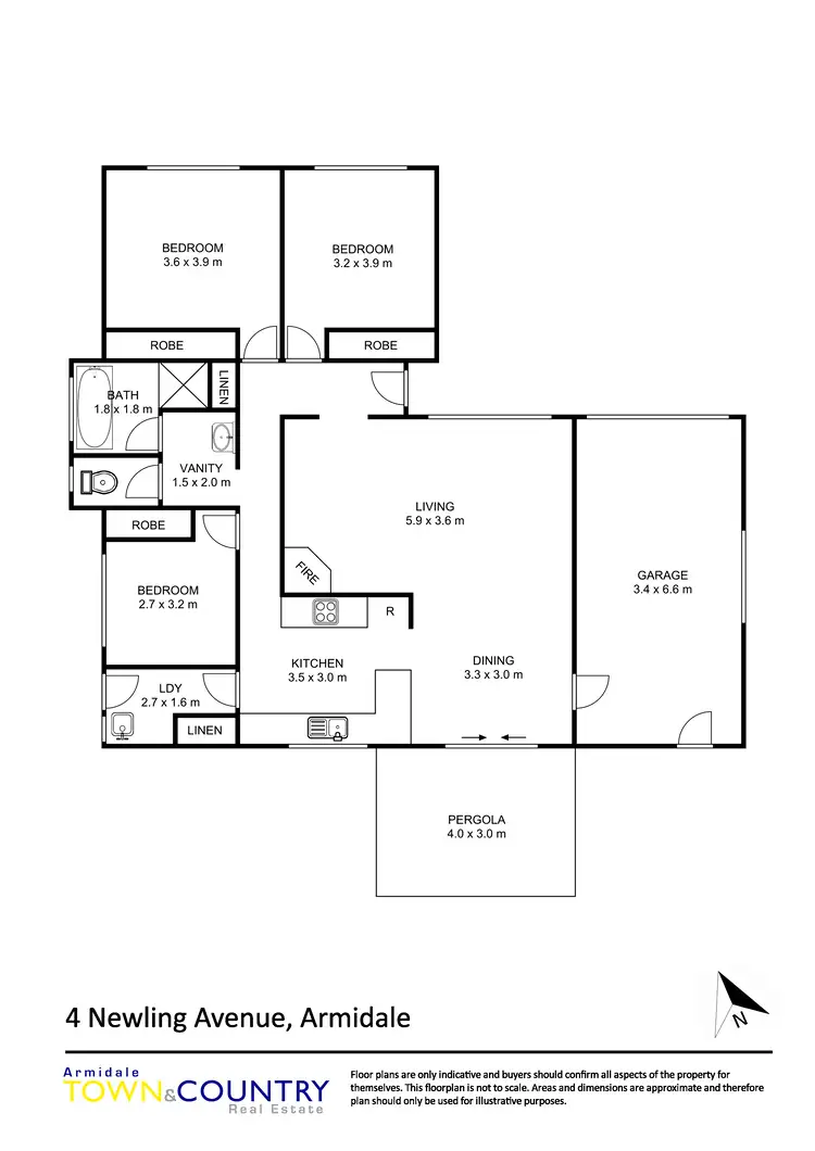 Floorplan of Homely house listing, 4 Newling Avenue, Armidale NSW 2350