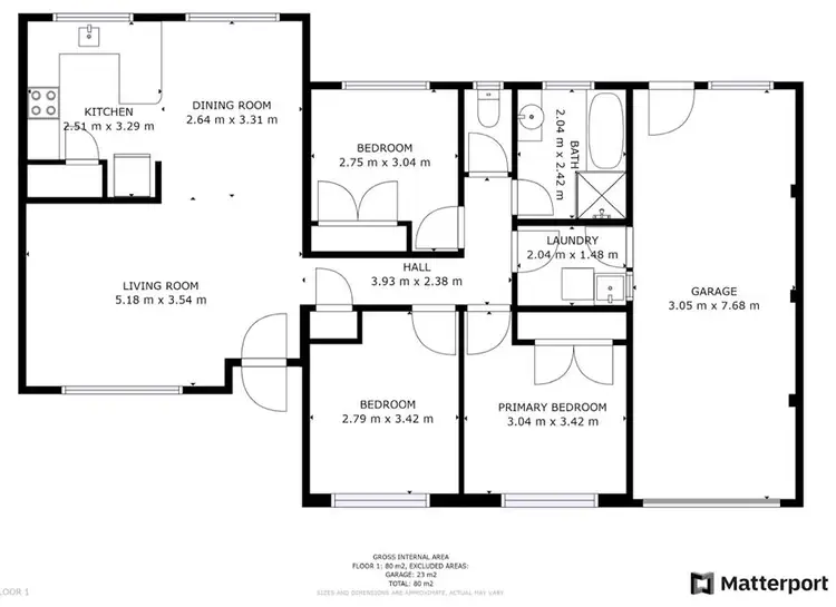 Floorplan of Homely house listing, 3 MacNamara Close, Toormina NSW 2452