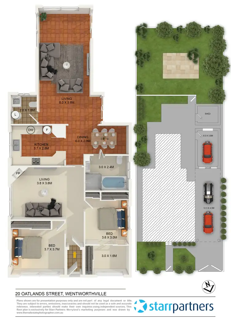 Floorplan of Homely house listing, 20 Oatlands Street, Wentworthville NSW 2145