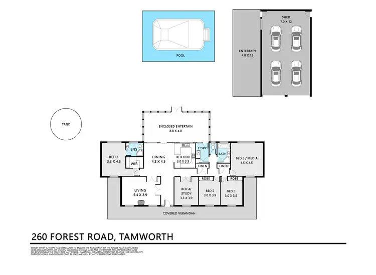 Floorplan of Homely house listing, 258-260 Forest Road, Tamworth NSW 2340