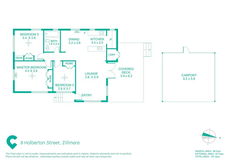 Floorplan of Homely house listing, 8 Holberton Street, Zillmere QLD 4034
