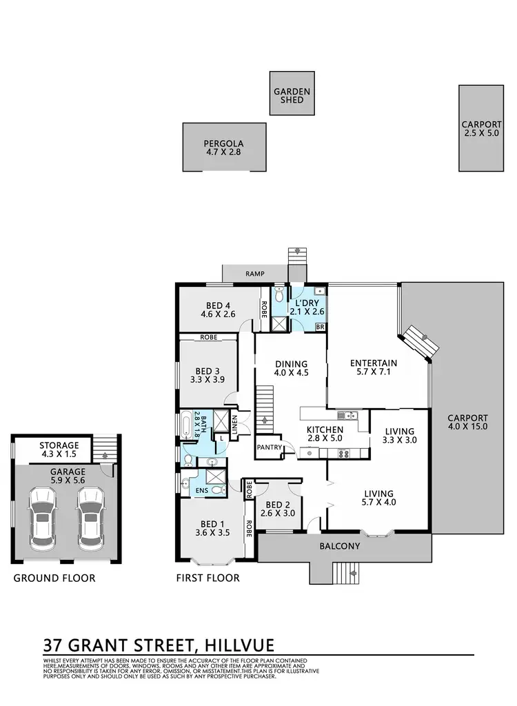 Floorplan of Homely house listing, 37 Grant Street, Tamworth NSW 2340