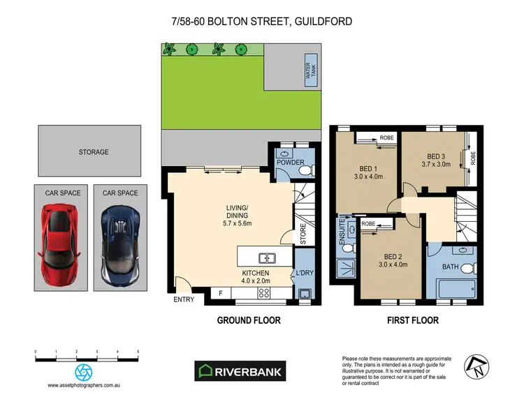 Floorplan of Homely townhouse listing, 7/58-60 Bolton Street, Guildford NSW 2161