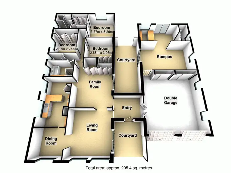 Floorplan of Homely house listing, 65 Bedivere Street, Carindale QLD 4152