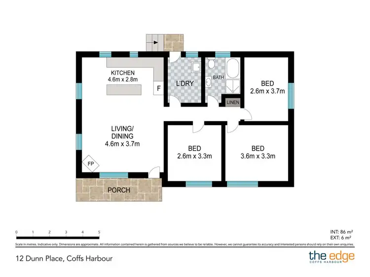Floorplan of Homely house listing, 12 Dunn Place, Coffs Harbour NSW 2450
