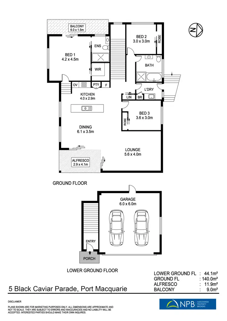 Floorplan of Homely house listing, 5 Black Caviar Parade, Port Macquarie NSW 2444