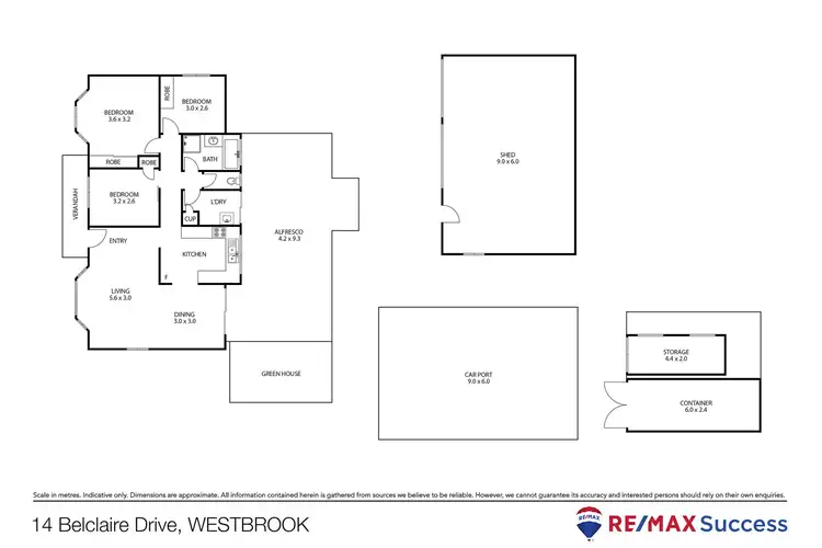 Floorplan of Homely house listing, 14 Belclaire Drive, Westbrook QLD 4350