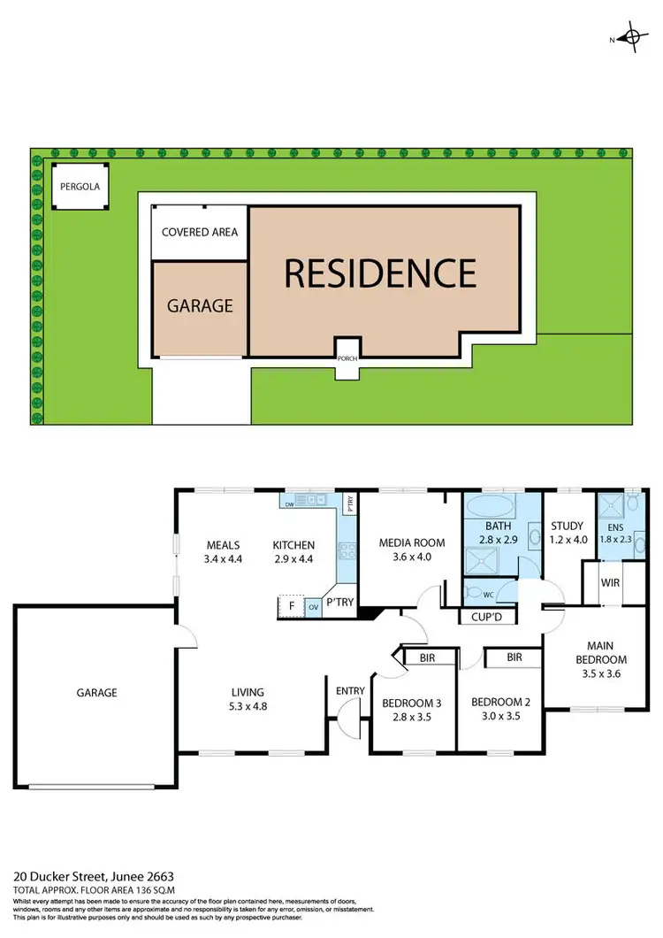 Floorplan of Homely house listing, 20 Ducker Street, Junee NSW 2663