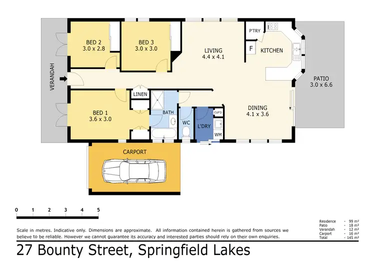 Floorplan of Homely house listing, 27 Bounty Street, Springfield Lakes QLD 4300