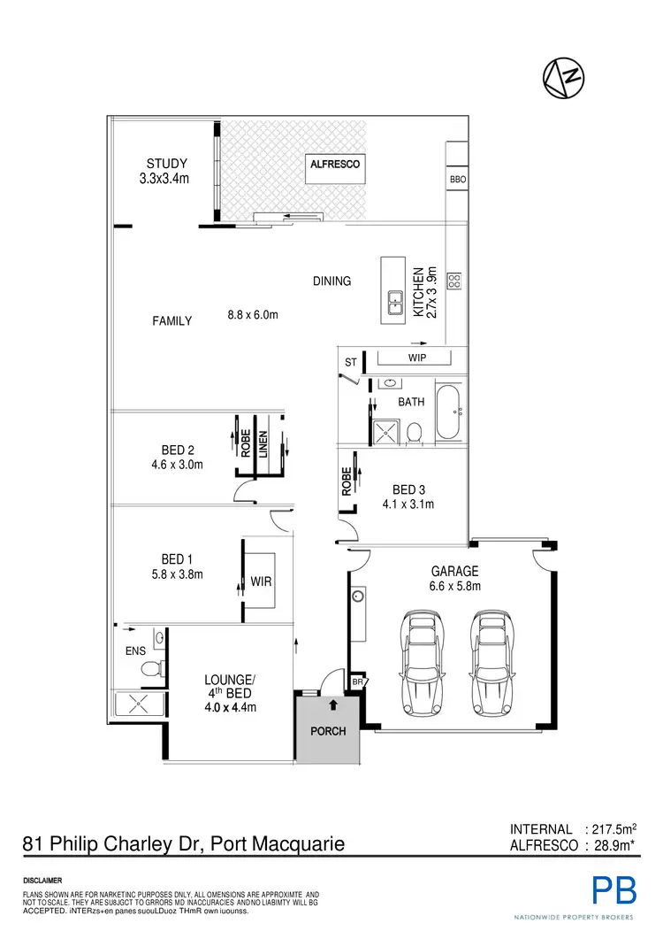 Floorplan of Homely house listing, 81 Philip Charley, Port Macquarie NSW 2444
