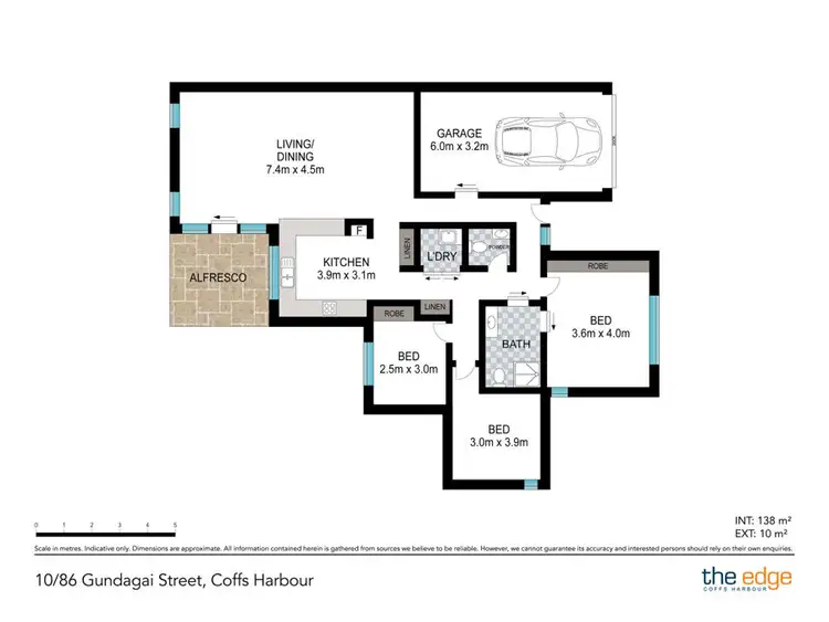 Floorplan of Homely villa listing, 10/86 Gundagai Street, Coffs Harbour NSW 2450