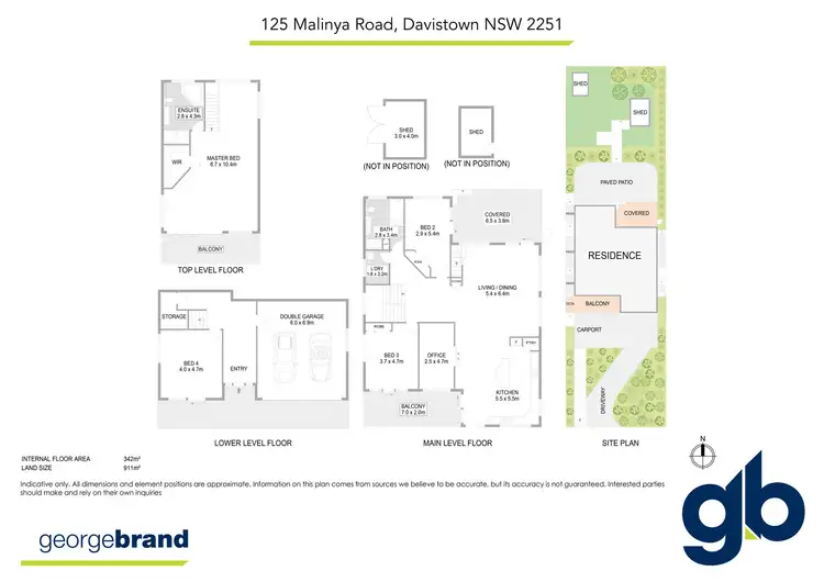 Floorplan of Homely house listing, 125 Malinya Road, Davistown NSW 2251