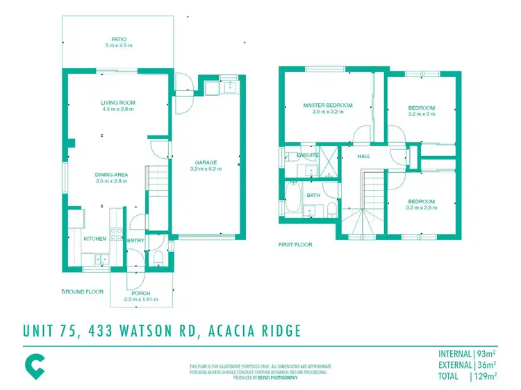 Floorplan of Homely townhouse listing, 75/433 Watson Road, Acacia Ridge QLD 4110