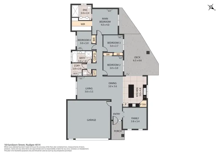 Floorplan of Homely house listing, 18 Karidawn Street, Nudgee QLD 4014
