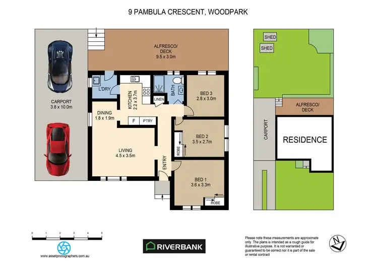 Floorplan of Homely house listing, 9 Pambula Crescent, Woodpark NSW 2164