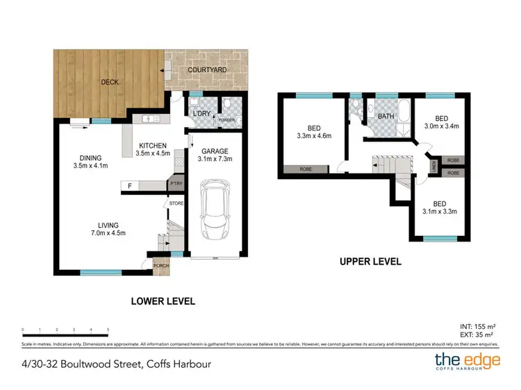 Floorplan of Homely townhouse listing, 4/30-32 Boultwood Street, Coffs Harbour NSW 2450
