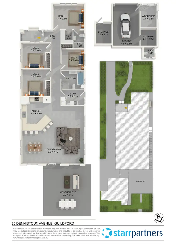 Floorplan of Homely house listing, 85 Dennistoun Avenue, Guildford NSW 2161