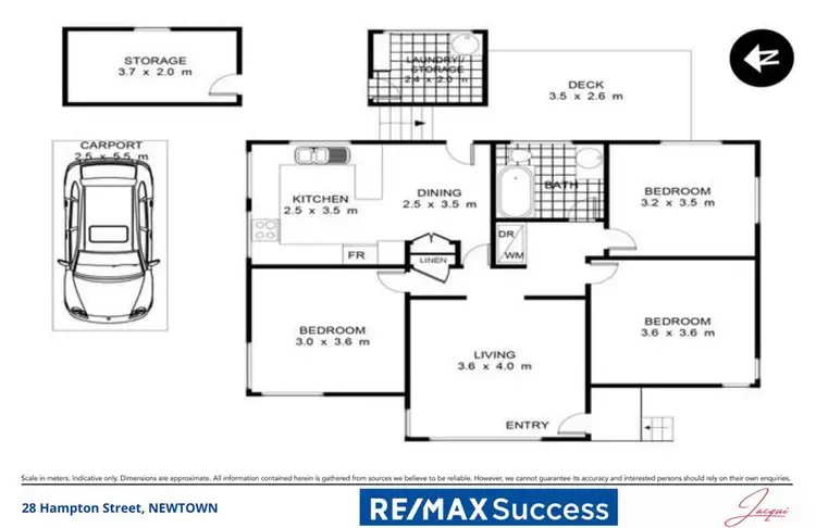 Floorplan of Homely house listing, 28 Hampton Street, Newtown QLD 4350