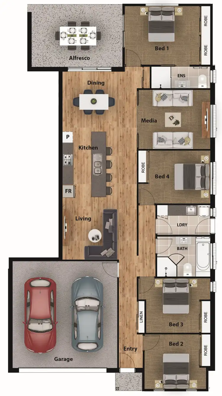 Floorplan of Homely house listing, 34A Octagonal Rise, Port Macquarie NSW 2444