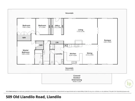 Floorplan of Homely house listing, 509 Old Llandilo Road, Llandilo NSW 2747