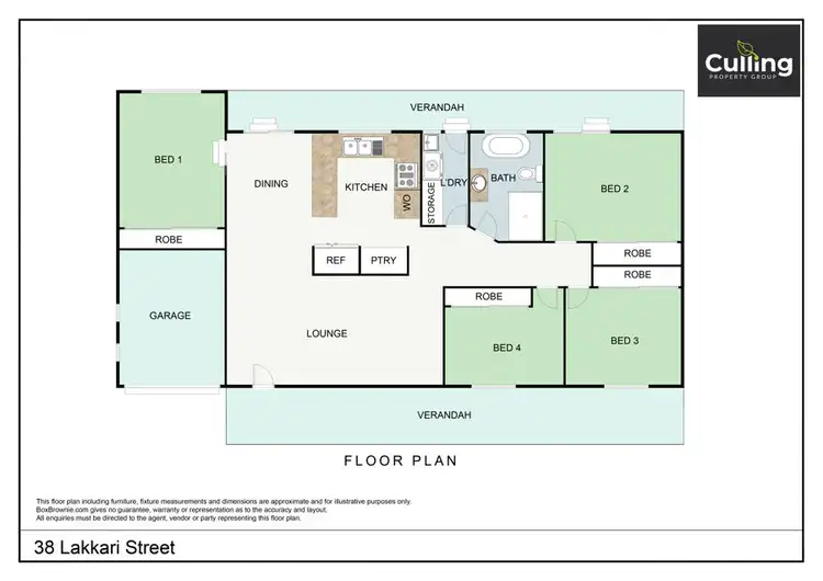 Floorplan of Homely house listing, 38 Lakkari Street, Coutts Crossing NSW 2460