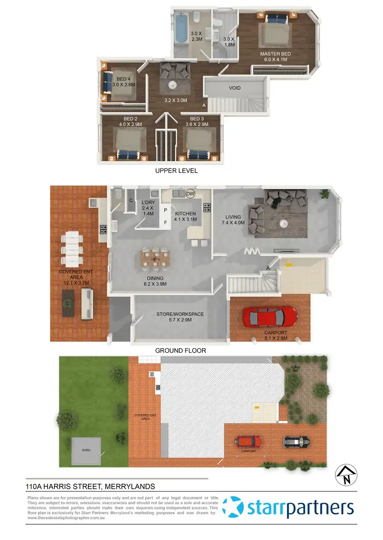 Floorplan of Homely house listing, 110a Harris Street, Merrylands NSW 2160