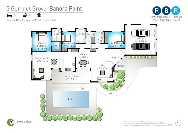 Floorplan of Homely house listing, 3 Gumnut Grove, Banora Point NSW 2486