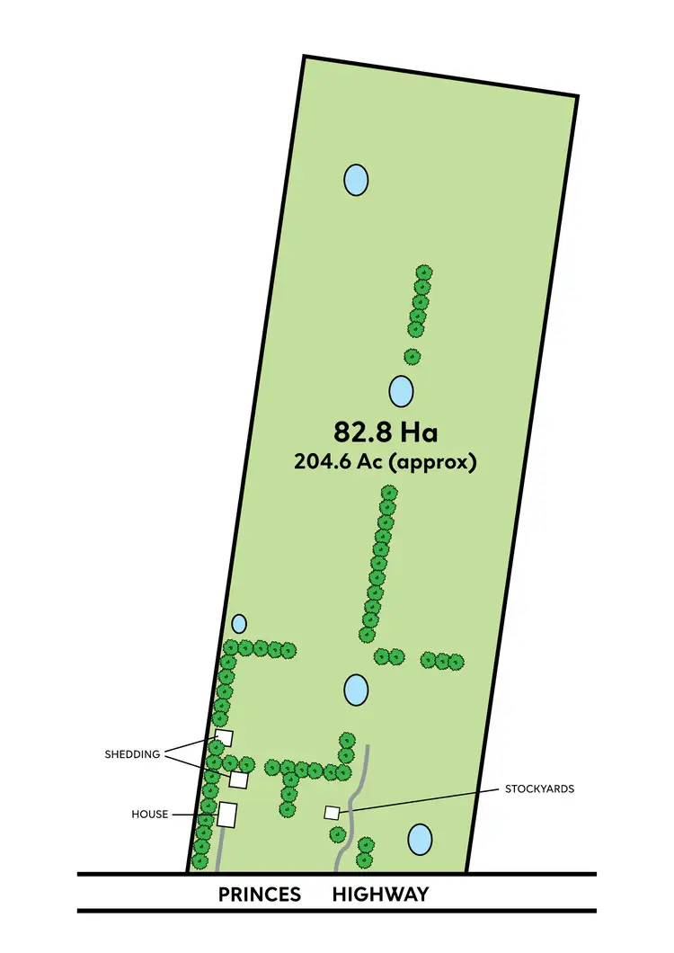 Floorplan of Homely rural property listing, 1780 Princes Highway, Buckley VIC 3240