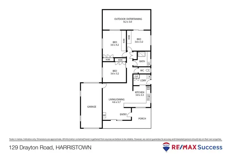 Floorplan of Homely house listing, 129 Drayton Road, Harristown QLD 4350