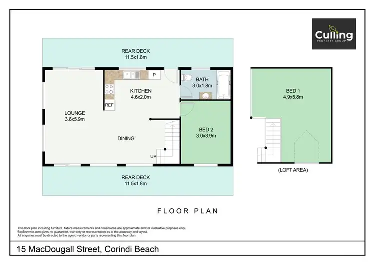 Floorplan of Homely house listing, 15 MacDougall Street, Corindi Beach NSW 2456