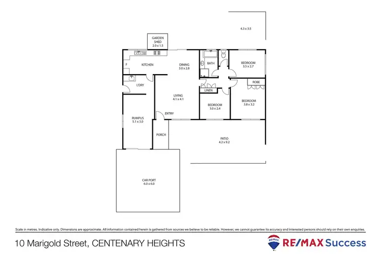 Floorplan of Homely house listing, 10 Marigold Street, Centenary Heights QLD 4350